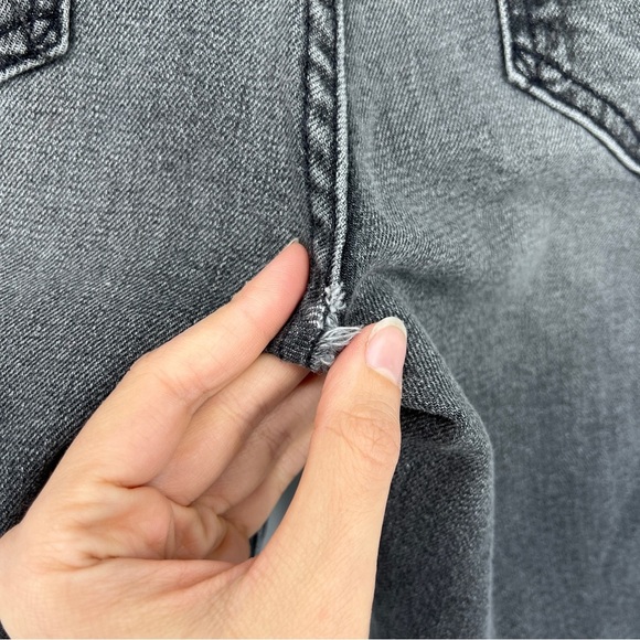 Mother The Weekender Dark Denim High Waist Flare Jeans in Wanted Black 30 NWT - Picture 9 of 12